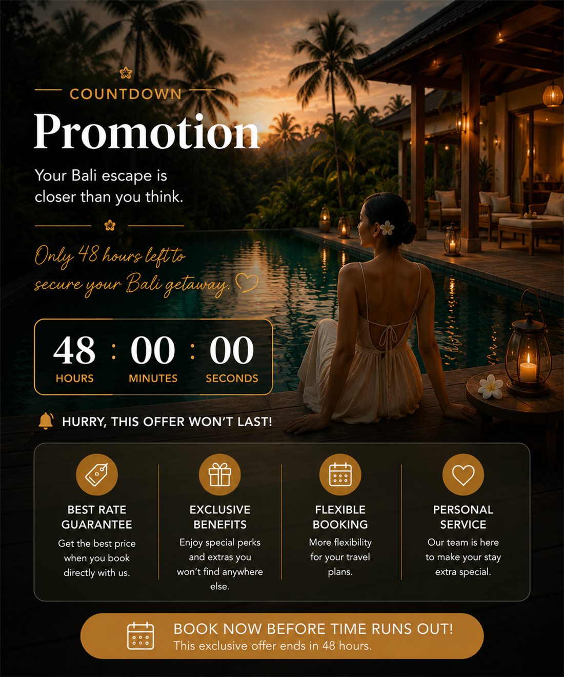 Bali escape terasa semakin dekat